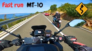 Fast Run on my Yamaha MT10 2023  LeoVince Decat Exhaust and Tune [upl. by Princess]