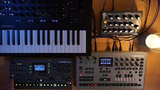 Jam 12  Octatrack  Analog Four  Minitaur  Minilogue Xd [upl. by Tull]