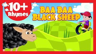 Baa Baa Black Sheep 10 Rhymes  Kids Poems In English [upl. by Ati]