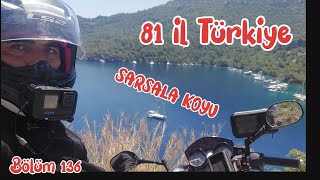 MuğlaDalamanSarsala KoyuKocaGölMotosiklet ile Türkiye TuruBölüm 136 [upl. by Llebanna721]