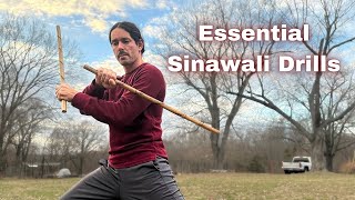 Double Stick Sinawali Drills You Need to Know for Your Kali Stick Fighting [upl. by Penoyer]