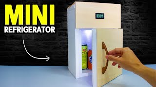 How to Make a MINI Refrigerator At Home  DIY [upl. by Anirahc]