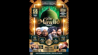 The Grand Mawlid 2022 Live From Lozells Central Mosque Birmingham  Naveed Sound UK [upl. by Smukler]