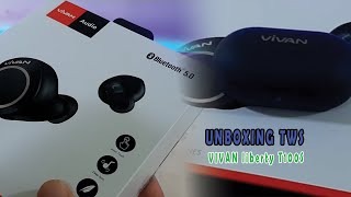 Unboxing Dan Review Tws Vivan Liberty T100s liberty  TWS Water Resistant [upl. by Jonny]