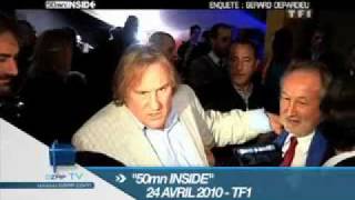 Depardieu traite une journaliste de salope [upl. by Aipmylo335]