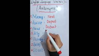 Antonyms😀 english youtubeshorts viralvideo education [upl. by Corrie]