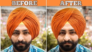 Wattan Wali Pagg  Turban Tutorial  Sikh Turban Tying  Punjabi Turban  Turban Style  Sardar [upl. by Enicar]