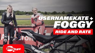 Ride and rate with Carl Fogarty and Username Kate [upl. by Woodall]