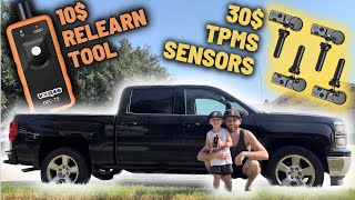 DIY How To Install TPMS Sensors On Chevy Silverado At Home [upl. by Emma476]