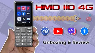 HMD 110 4G Keypad Phone Unboxing and Review with UPI Multimedia under ₹2399 [upl. by Nnahgaem]