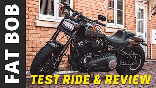 2022 Harley Davidson Fat Bob Review  From a Non Harley Rider [upl. by Sido]