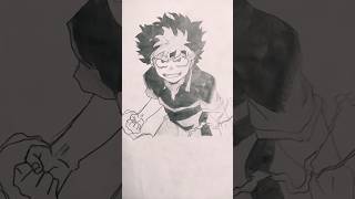 Drawing deku from mha anime drawing [upl. by Attwood565]