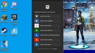 How to CREATE A FORTNITE ACCOUNT ON PC EASY METHOD [upl. by Bowman100]