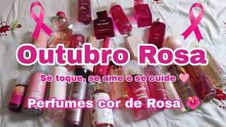 Perfumes cor de rosa 🩷🌺 Homenagem ao Outubro rosa 💖 [upl. by Dasteel336]