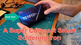 TS101  A super compact soldering iron with plenty of power for any task [upl. by Brena]