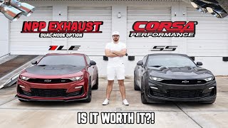 6th Gen Camaro SSZL1 Corsa CatBack vs NPP Exhaust  Is the Corsa Exhaust WORTH IT [upl. by Nytram]