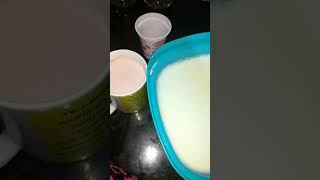 yogurt casero con leche en polvo y sin máquina [upl. by Jesse]