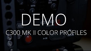 C300 MK II Color Profile Demo [upl. by Yalc693]