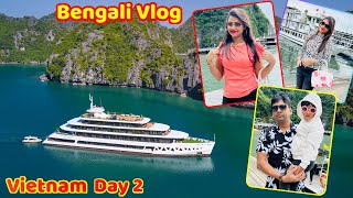 ভিয়েতনামে Cruise এ থাকার ১ রাতের অভিজ্ঞতা আর খরচা । কোথায় গিয়ে রুহি ভয় পেয়ে গেলো  Bengali Vlog [upl. by Haet]