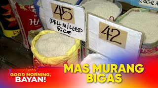 DA planong magbenta ng mas murang bigas sa 2025  GoodMorningBayan [upl. by Fachan]