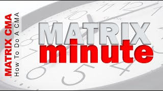 How to do a CMA  Matrix Minute [upl. by Ahseiyt262]