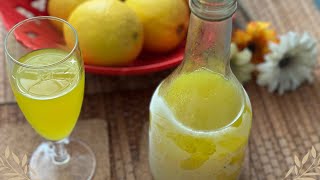 Homemade Limoncello liqueur Recipe Easy amp Delicious  A Perfect Summer Cocktail [upl. by Eelhsa]