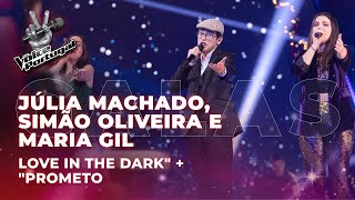 Júlia Simão e Maria Gil  quotLove In The Darkquot  quotPrometoquot  Gala de Natal 2023  The Voice Portugal [upl. by Allegra153]