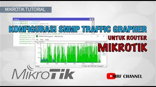 Konfigurasi SNMP Traffic Grapher untuk Router Mikrotik  Real Time Traffic Monitoring [upl. by Siesser]