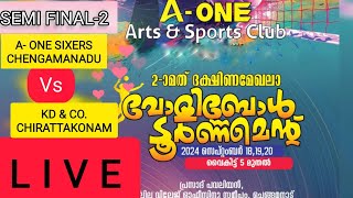 Vollyball  Semi Final 2  A one Sixers Chengamanadu vs KDamp CoChirattakonam  Live Streaming [upl. by Sabrina614]