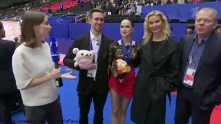 Alina Zagitova World Champ 2019 FS Four Reportages D [upl. by Vaden130]