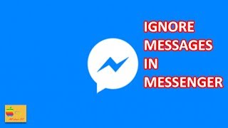 Ignore messages in messenger [upl. by Gnaw779]