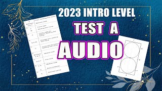 NEW USDF 2023 Intro Test A Read Through Audio [upl. by Langham]