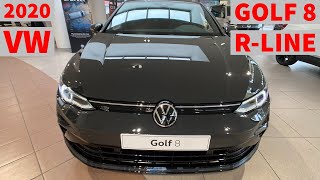 2020 Volkswagen Golf 8 RLine  150 HP  Dark Grey [upl. by Redna303]