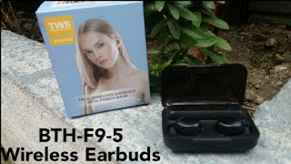 TWS BTHF95 True Wireless Earbuds With Powerbank [upl. by Hazrit]