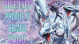 YUGIOH Blue Eyes White Dragon Deck Profile amp COMBO UPDATE POST Battles Of Legend [upl. by Nerrak200]