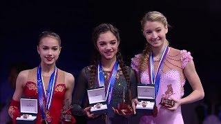 2017 Russian Nationals  Ladies medal award ceremony [upl. by Aelegna585]