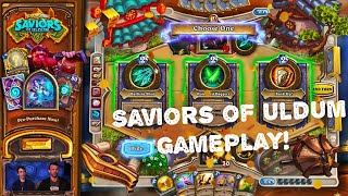 Saviors of Uldum Gameplay All New Cards Reveal [upl. by Darwin839]