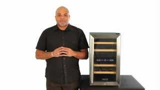 Koldfront 18 Bottle Free Standing Dual Zone Wine Cooler TWR187ESS [upl. by Coulombe]