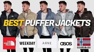 BEST Puffer Jackets Under £300  HUGE Mens Puffer Jacket Haul North Face Napapijri ARNE amp More [upl. by Tressia522]