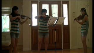 Pirates of the Caribbean  Theme Violin Trio [upl. by Ettenom]