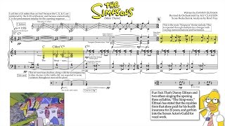 quotThe Simpsons Themequot Score Reduction amp Analysis [upl. by Dnomayd896]