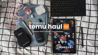 temu tech gaming haul 🎮  unboxing Teclast P30T  accessories [upl. by Nathanson]