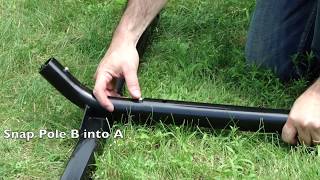 3Beam Hammock Stand Assembly no tools by Hammock Universe [upl. by Letnoj757]