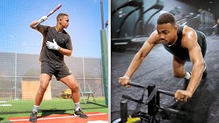 A Day of MLB Training with Julio Rodriguez  Hitting amp Workout [upl. by Edik]