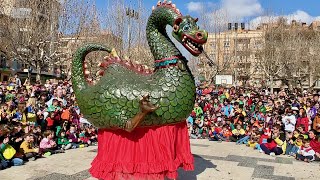 Ball de la Draca Carnaval del Solsona 2022 [upl. by Anertac271]