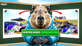 Capybara Dominates New 35 winter Update in BGMI🥶  BGMI Clutch highlights Solo VS Squad [upl. by Arinay]