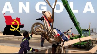 Ghana 🇬🇭 to Angola 🇦🇴 Across the Atlantic Ocean to mainland Angola S3 E29 Motorcycle Adventure [upl. by Pastelki442]