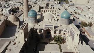 4K Bukhara City Drone  Poi Kalon Mosque [upl. by Libove872]