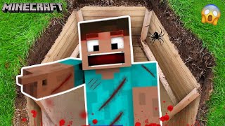 I Spent 50 Hours Buried Alive In Minecraft 😱 [upl. by Hersch]