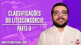 CLASSIFICAÇÕES DO LITISCONSÓRCIO  Direito Processual Civil  Parte 3 [upl. by Lenni649]